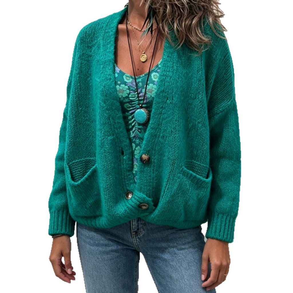 Cardigan Donna in Maglia dalla Vestibilità Ampia – Stile Casual, Morbido e Versatile