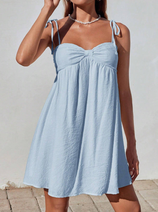 Elegante mini abito semplice da donna – Vestibilità comoda e alla moda