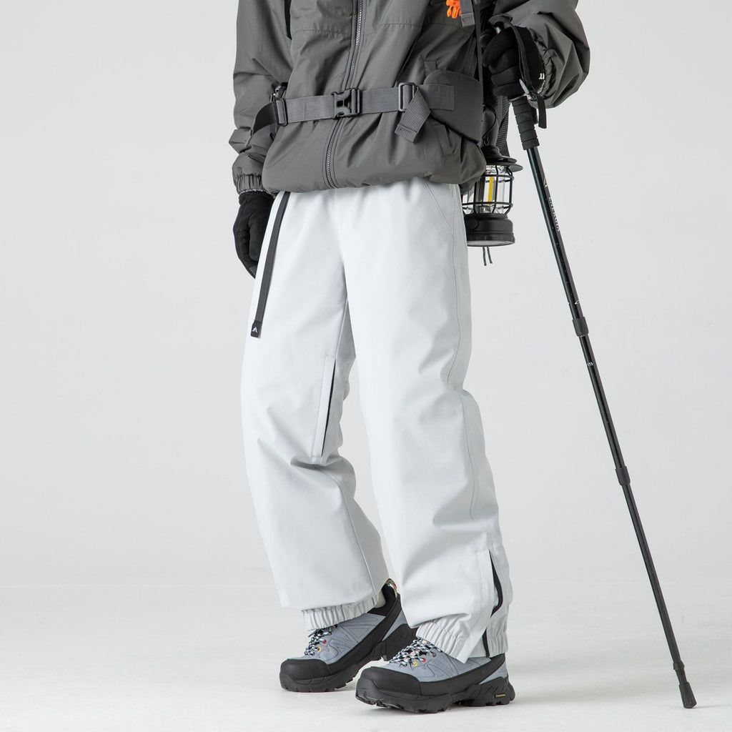 Pantaloni da snowboard impermeabili da uomo con bretelle – Pantaloni da sci invernali isolati