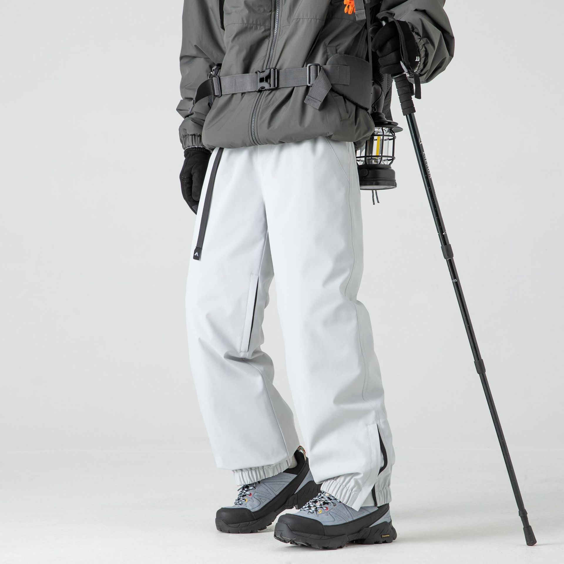 Pantaloni da snowboard impermeabili da uomo con bretelle – Pantaloni da sci invernali isolati