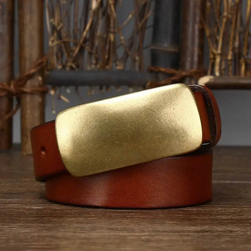 Cintura Hercules con Fibbia in Ottone – Accessorio Versatile Casual & Elegante