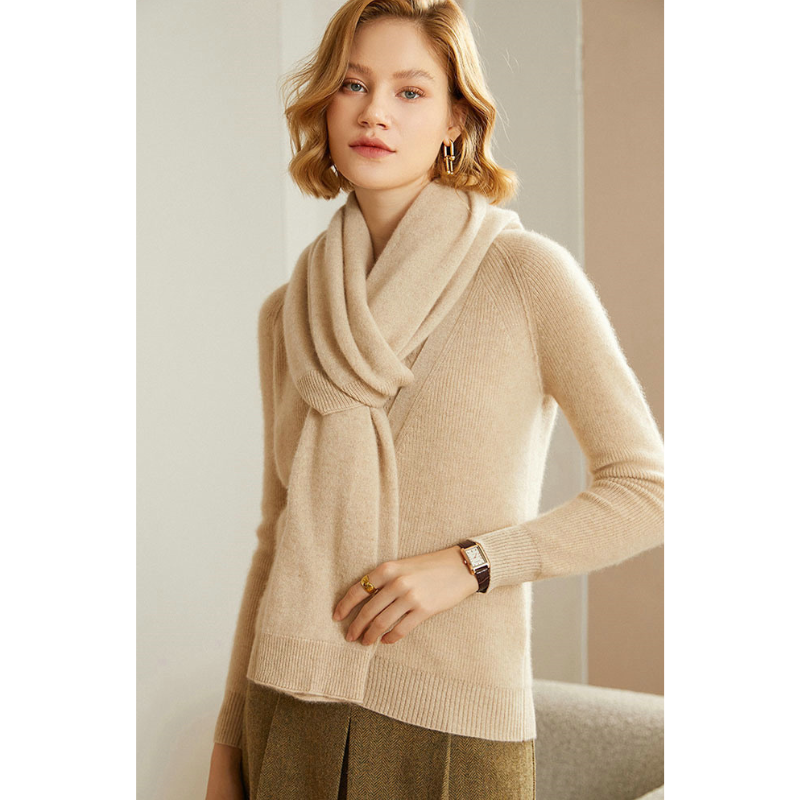 Elegante scialle da donna in maglia – Caldo, morbido e alla moda.