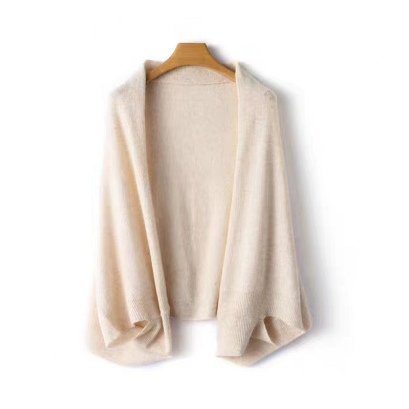 Elegante scialle da donna in maglia – Caldo, morbido e alla moda.