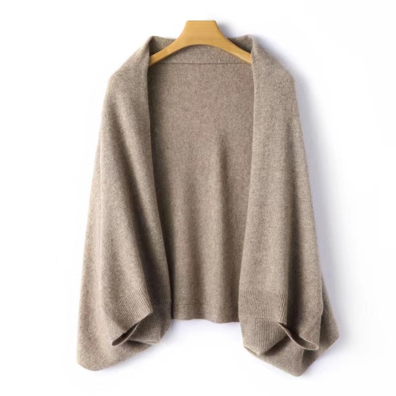 Elegante scialle da donna in maglia – Caldo, morbido e alla moda.