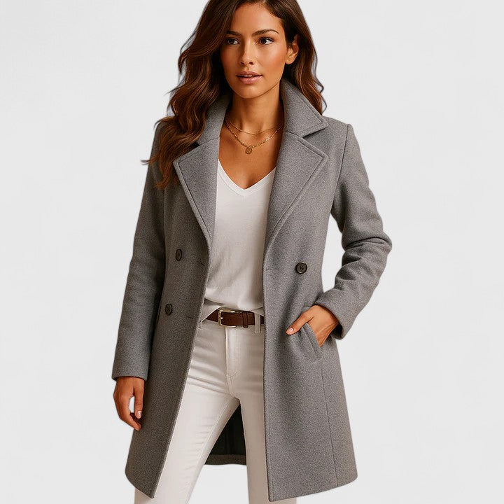 Elegant women's coat - Chic and warm