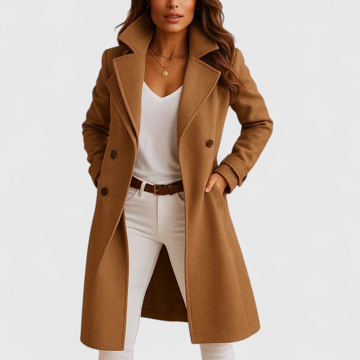 Elegant women's coat - Chic and warm