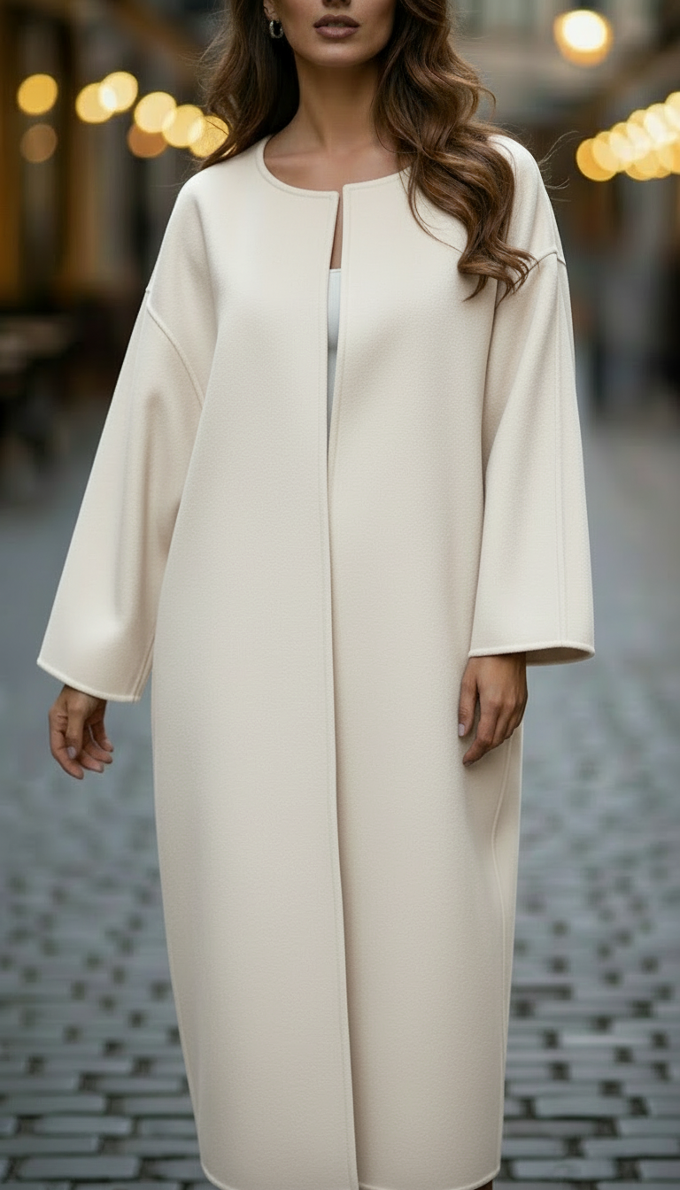 Cappotto Donna Oversize Lungo – Stile Elegante Vestibilità Morbida Invernale