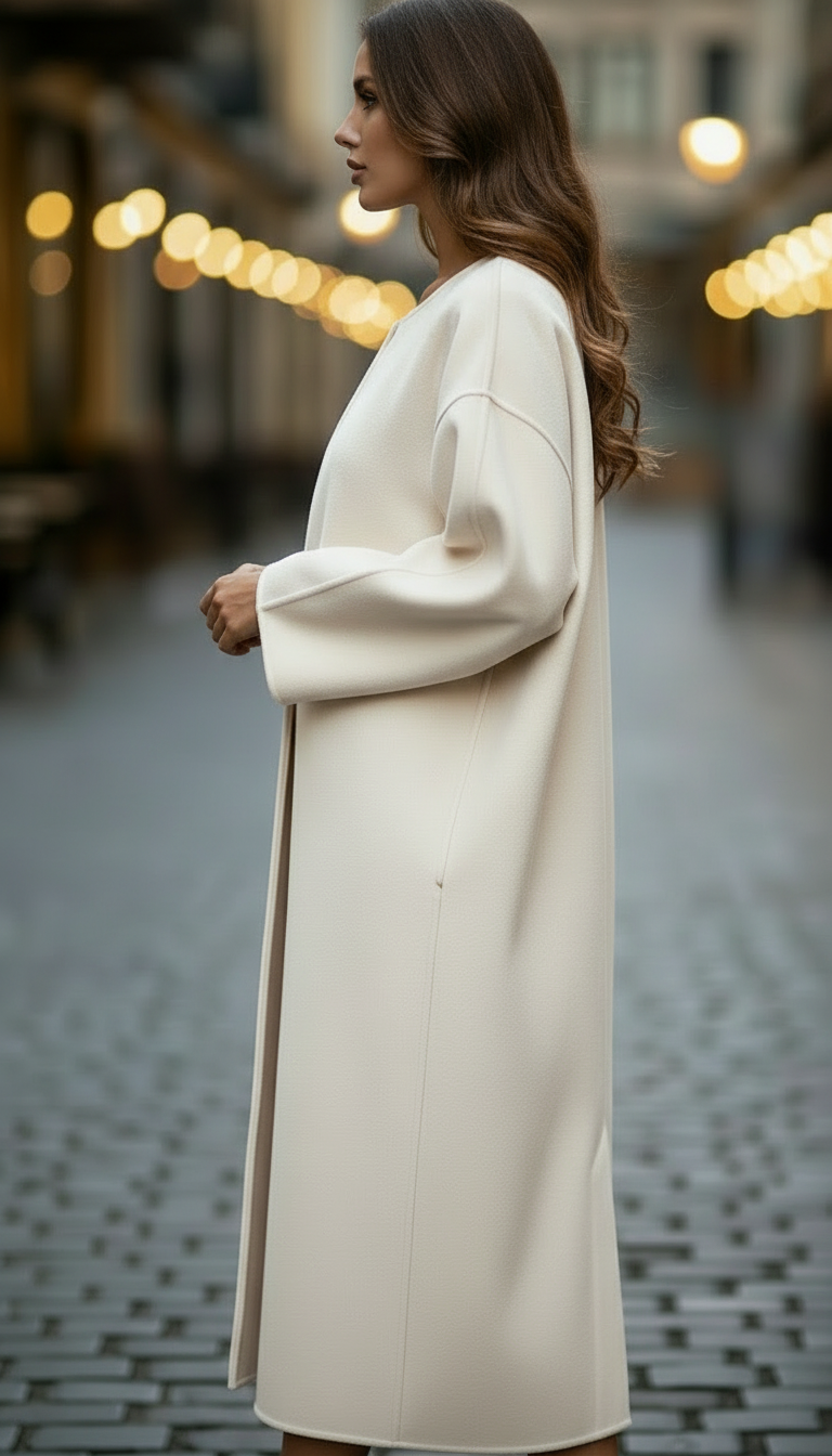 Cappotto Donna Oversize Lungo – Stile Elegante Vestibilità Morbida Invernale