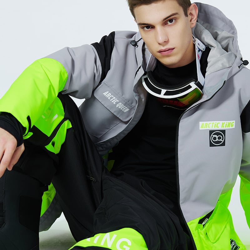 Completo da sci invernale unisex – Tuta da neve traspirante e isolante in due pezzi