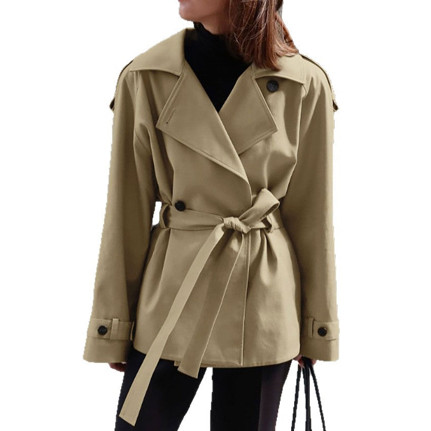 Trench donna ampio con cintura - Elegante e intramontabile