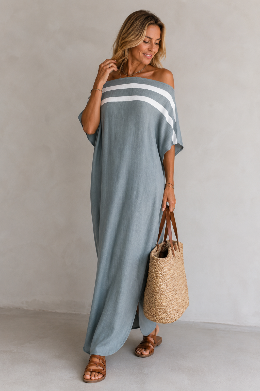 Abito maxi fluido da donna - Leggero ed elegante