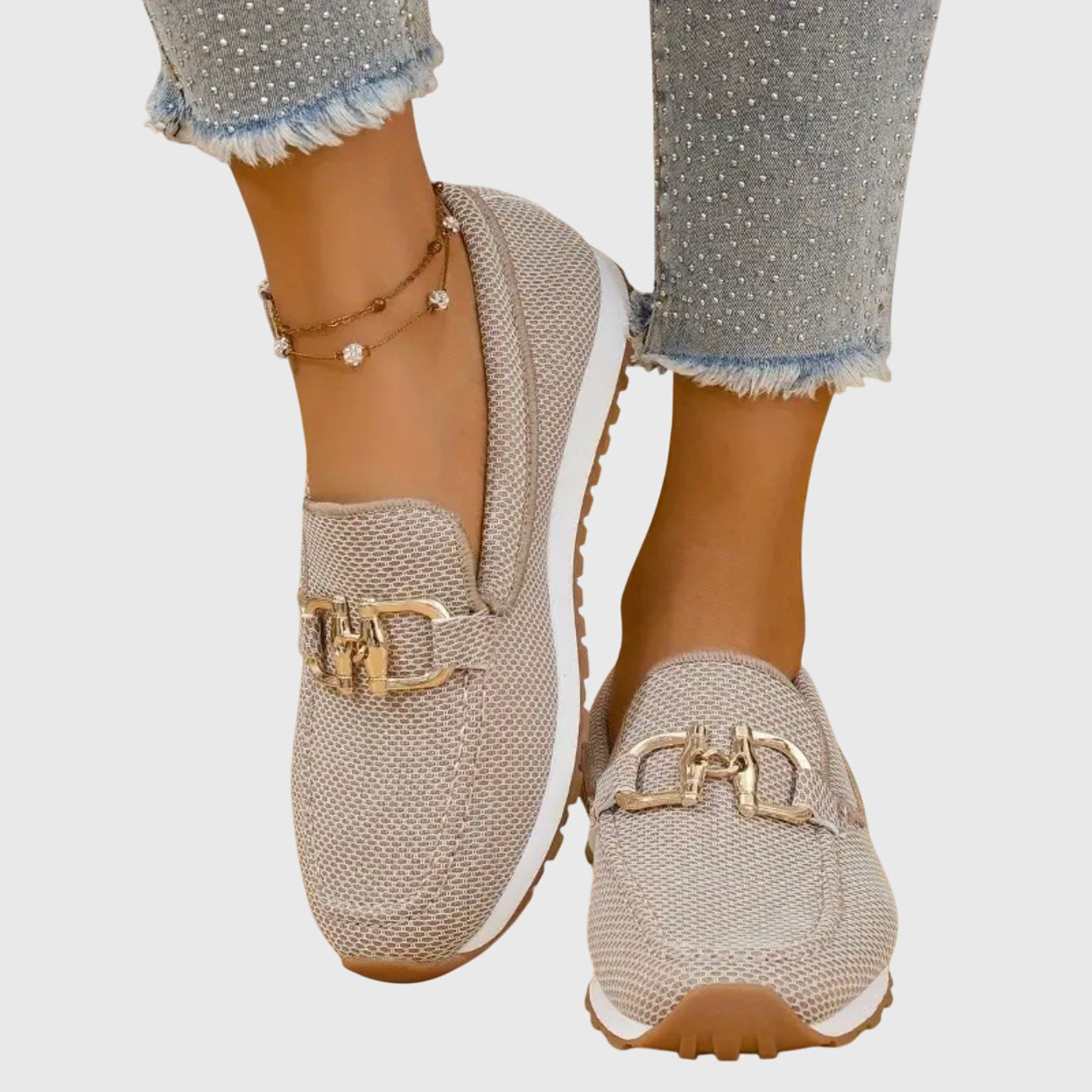 Mocassini donna comfort con supporto integrato – Scarpe basse eleganti suola morbida per sostegno quotidiano