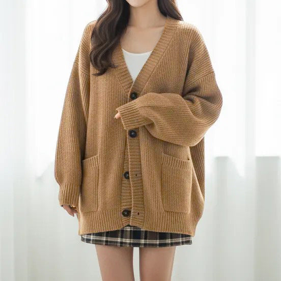 Cardigan maglia donna stile coreano - Morbido e trendy