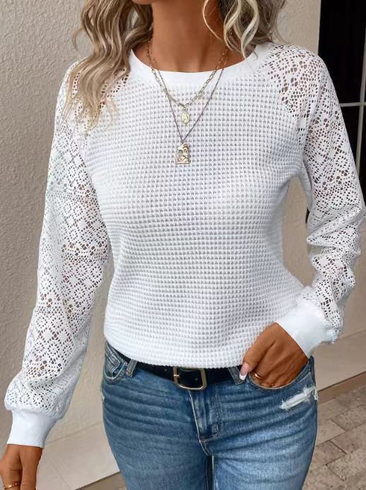 Top donna traforato in pizzo - Leggero e femminile