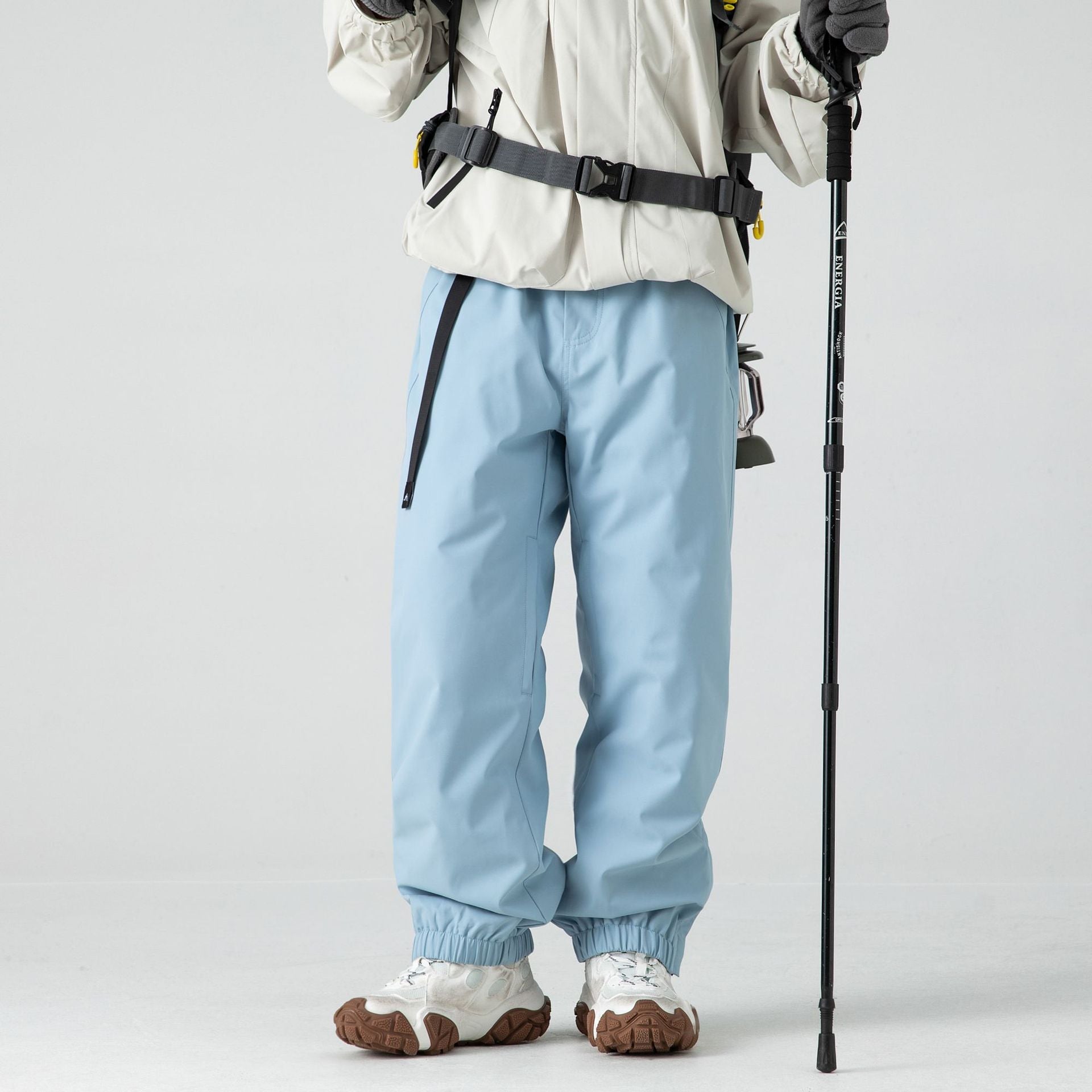 Pantaloni da snowboard impermeabili da uomo con bretelle – Pantaloni da sci invernali isolati