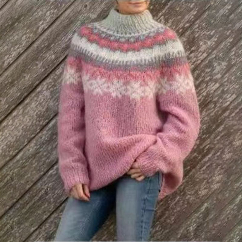 Norsk sweater til kvinder med lange ærmer - Varm og afslappet