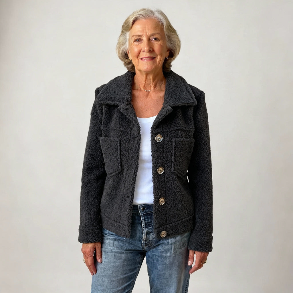 Giacca donna colorata con collo alto - Moderna e leggera