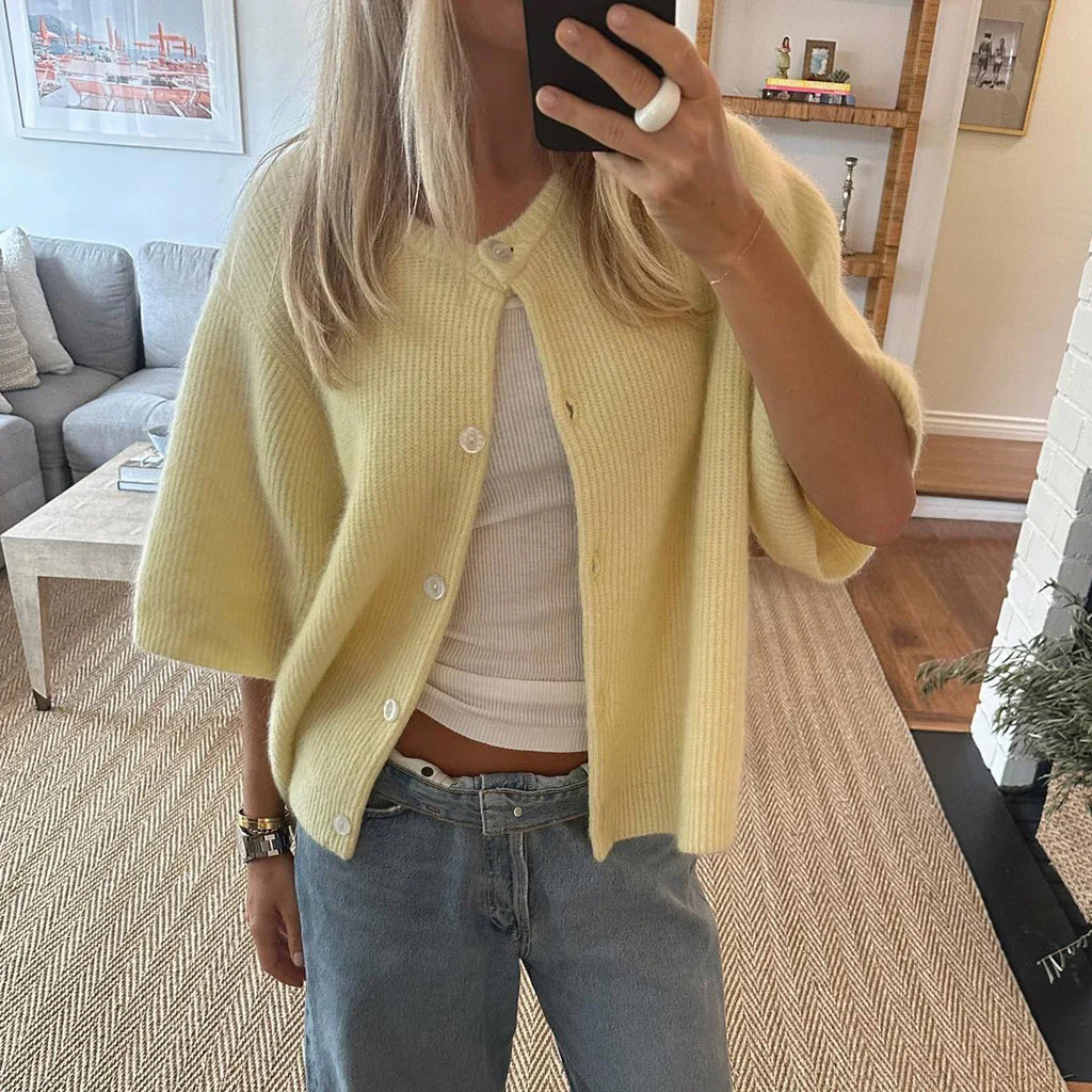 Gilet streetwear pour femme à manches courtes - Moderne et léger