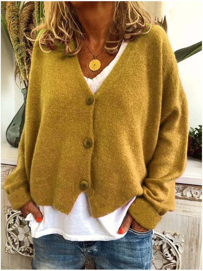 Cardigan lavorato a maglia da donna