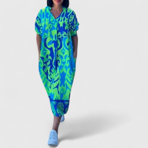 Abito Floreale Sofisticato Donna – Stile Elegante E Chic Per Lavoro E Feste