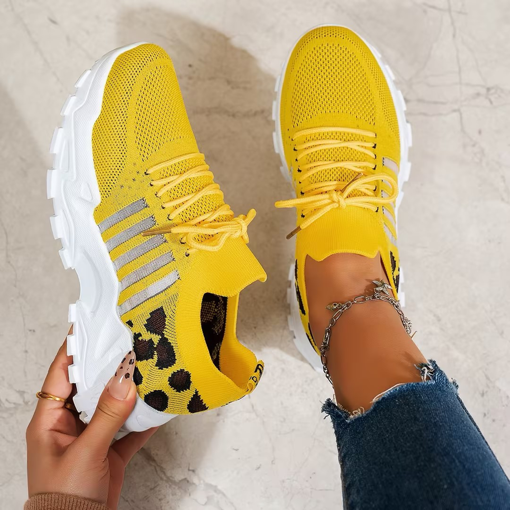 Sneakers donna comfort con supporto plantare – Scarpe da ginnastica traspiranti slip-on per camminata quotidiana