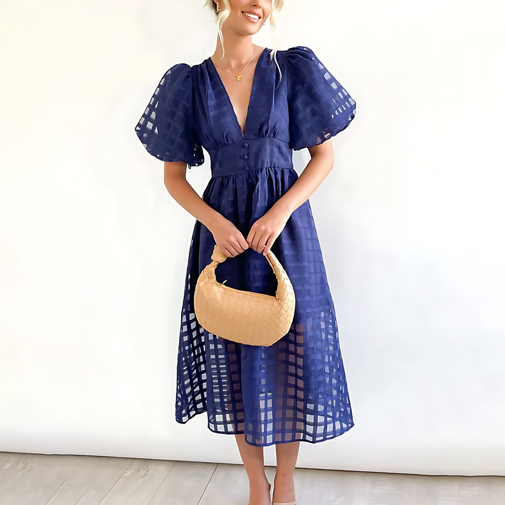Abito midi estivo da donna – Elegante e leggero