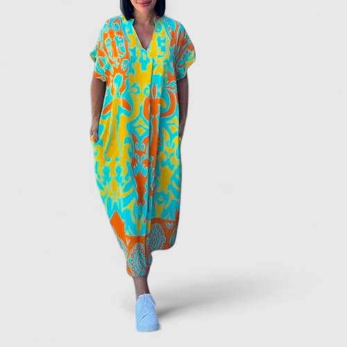 Abito Floreale Sofisticato Donna – Stile Elegante E Chic Per Lavoro E Feste