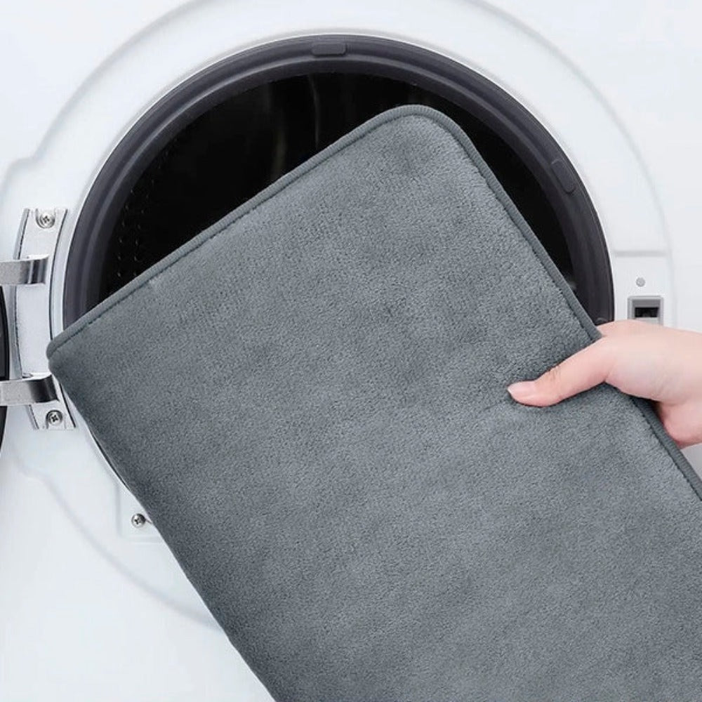 Tappetino bagno antiscivolo in microfibra – asciugatura rapida