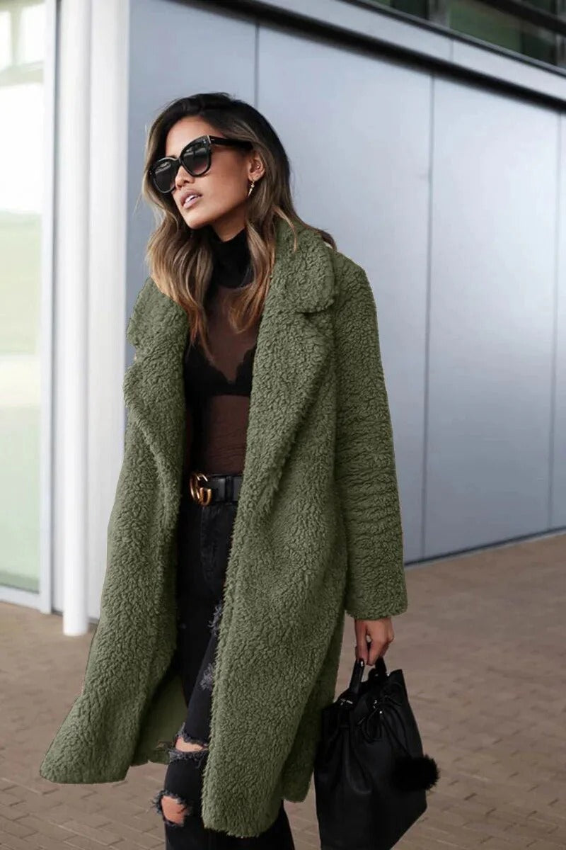 Comodo cappotto Teddy da donna - Inverno