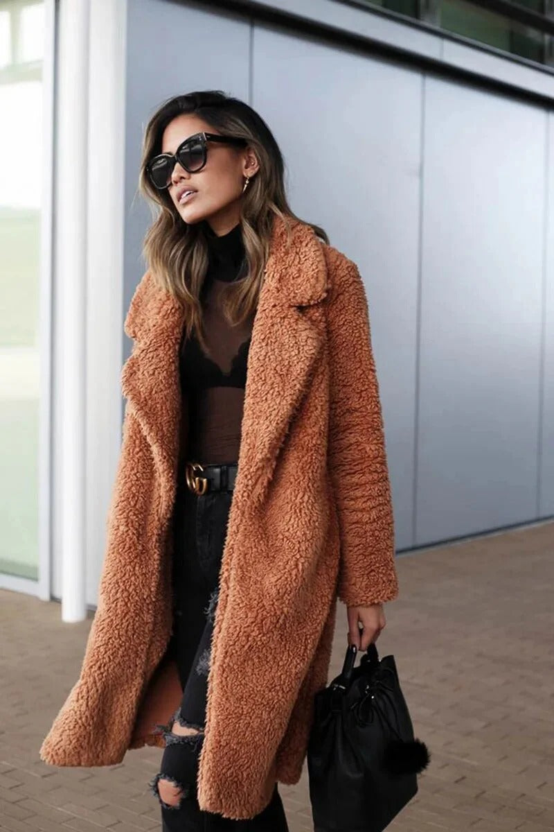 Comodo cappotto Teddy da donna - Inverno