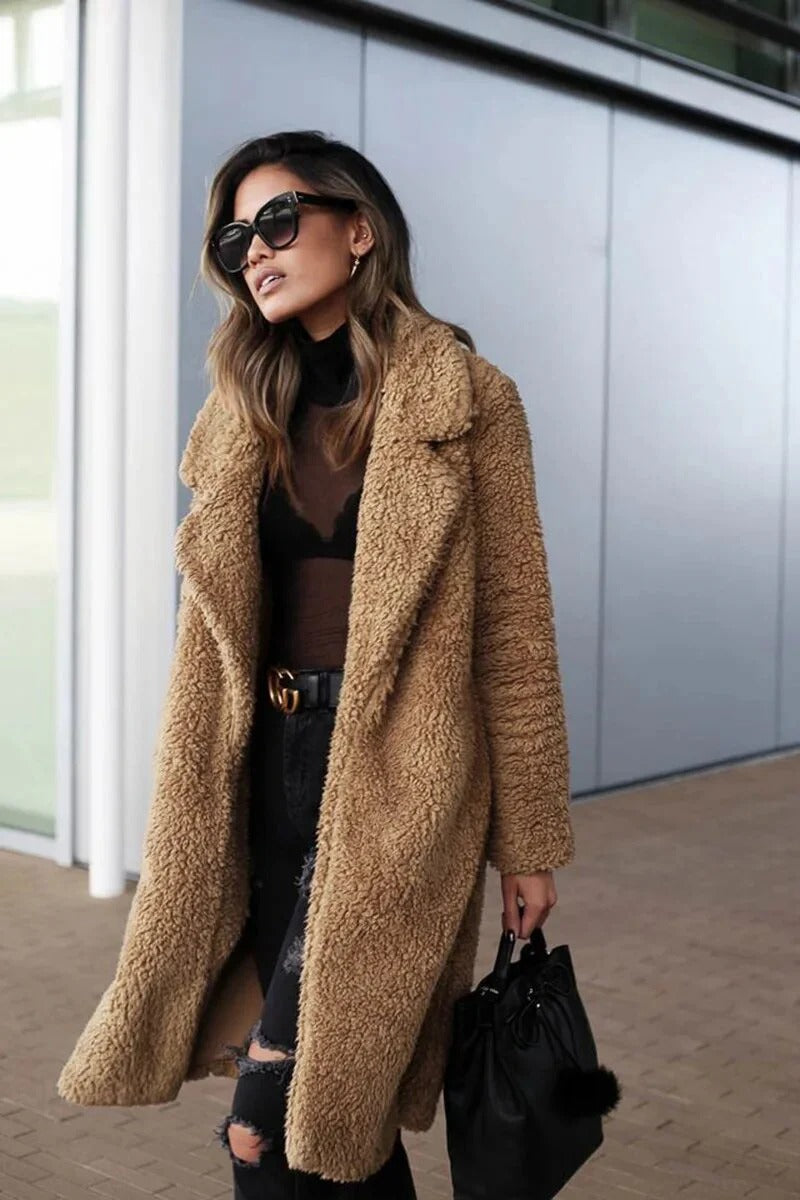 Comodo cappotto Teddy da donna - Inverno