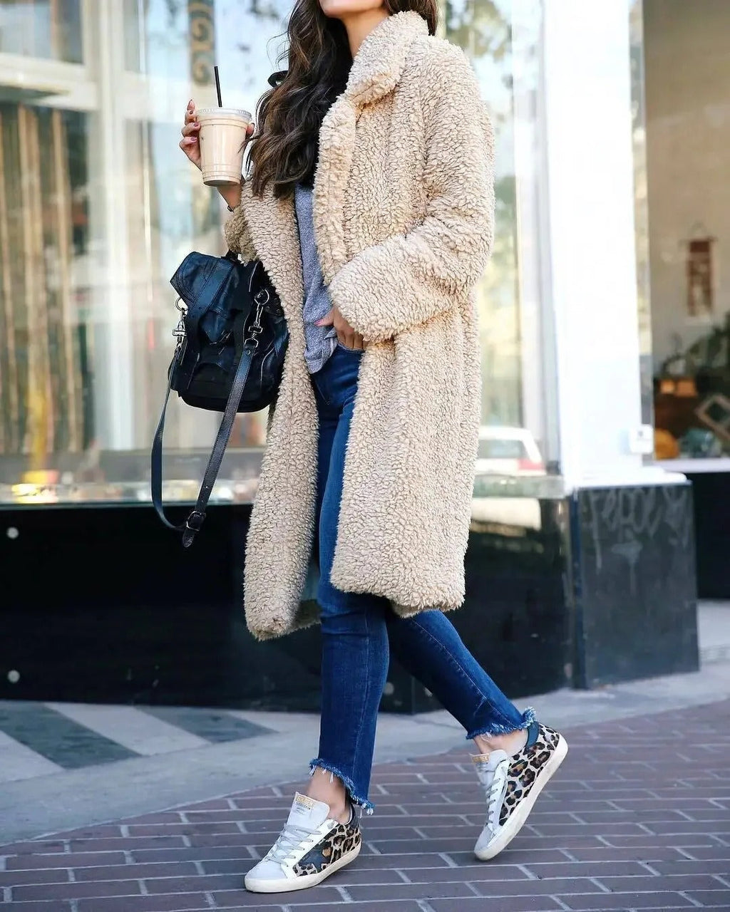 Comodo cappotto Teddy da donna - Inverno