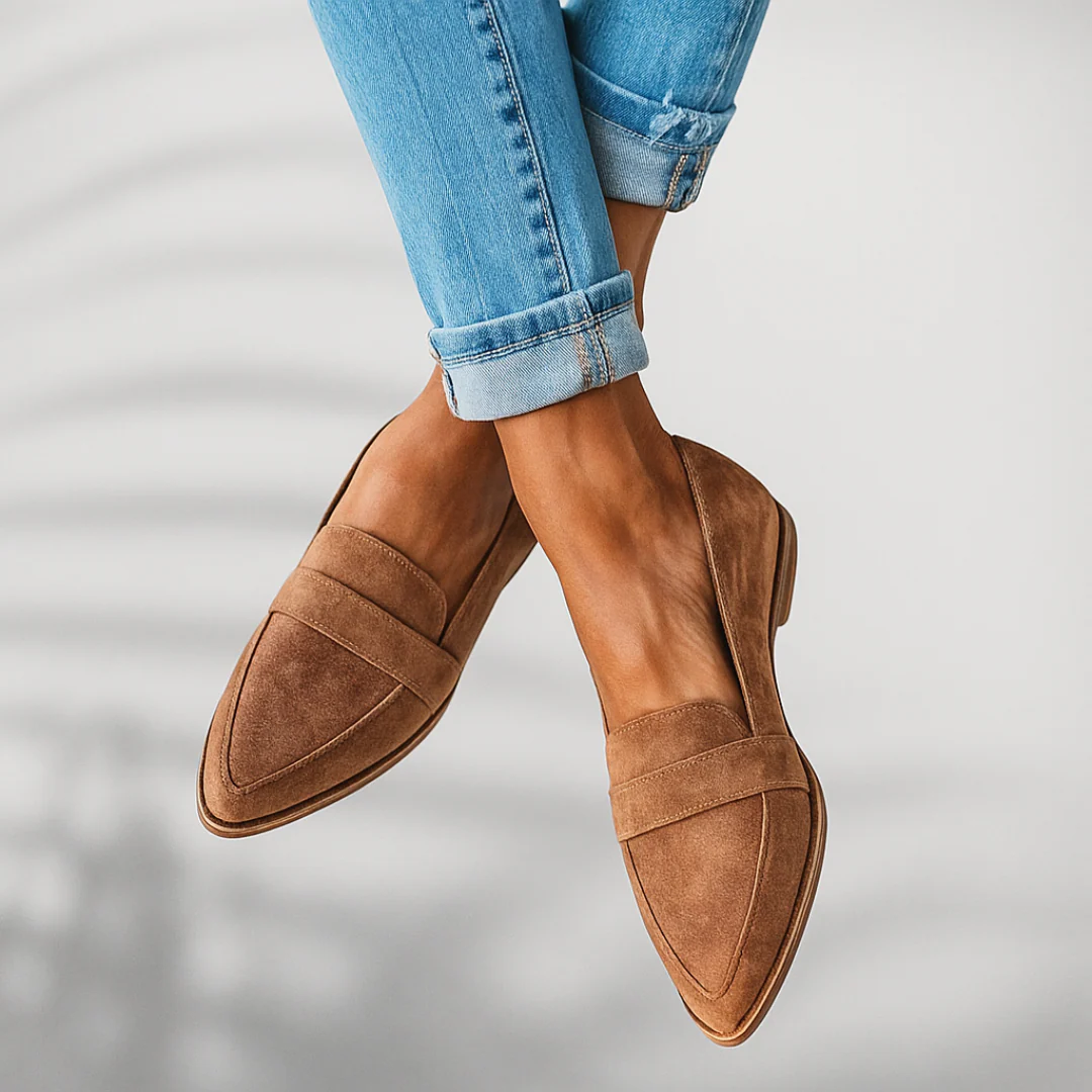 Comodi mocassini in pelle da donna – Calzature casual che sostengono il piede