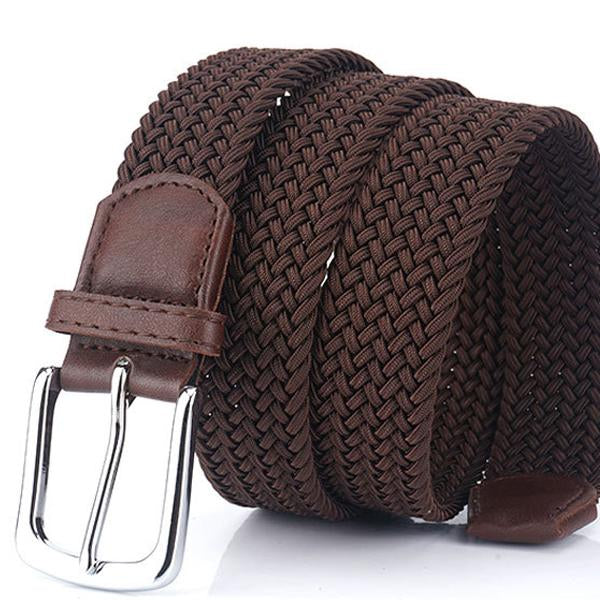 Cintura intrecciata elegante da uomo - Cinturino in tela regolabile