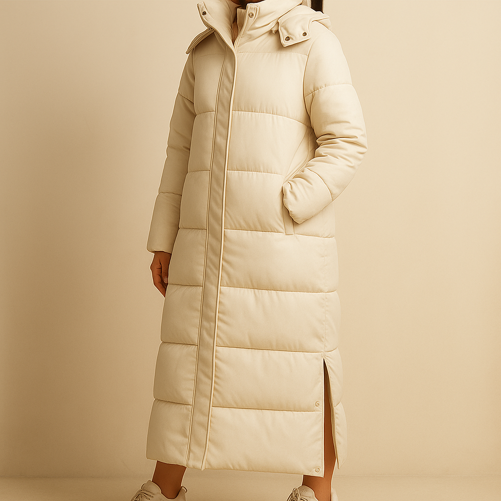 Piumino Lungo Donna Luxe – Stile Invernale Elegante e Caldo