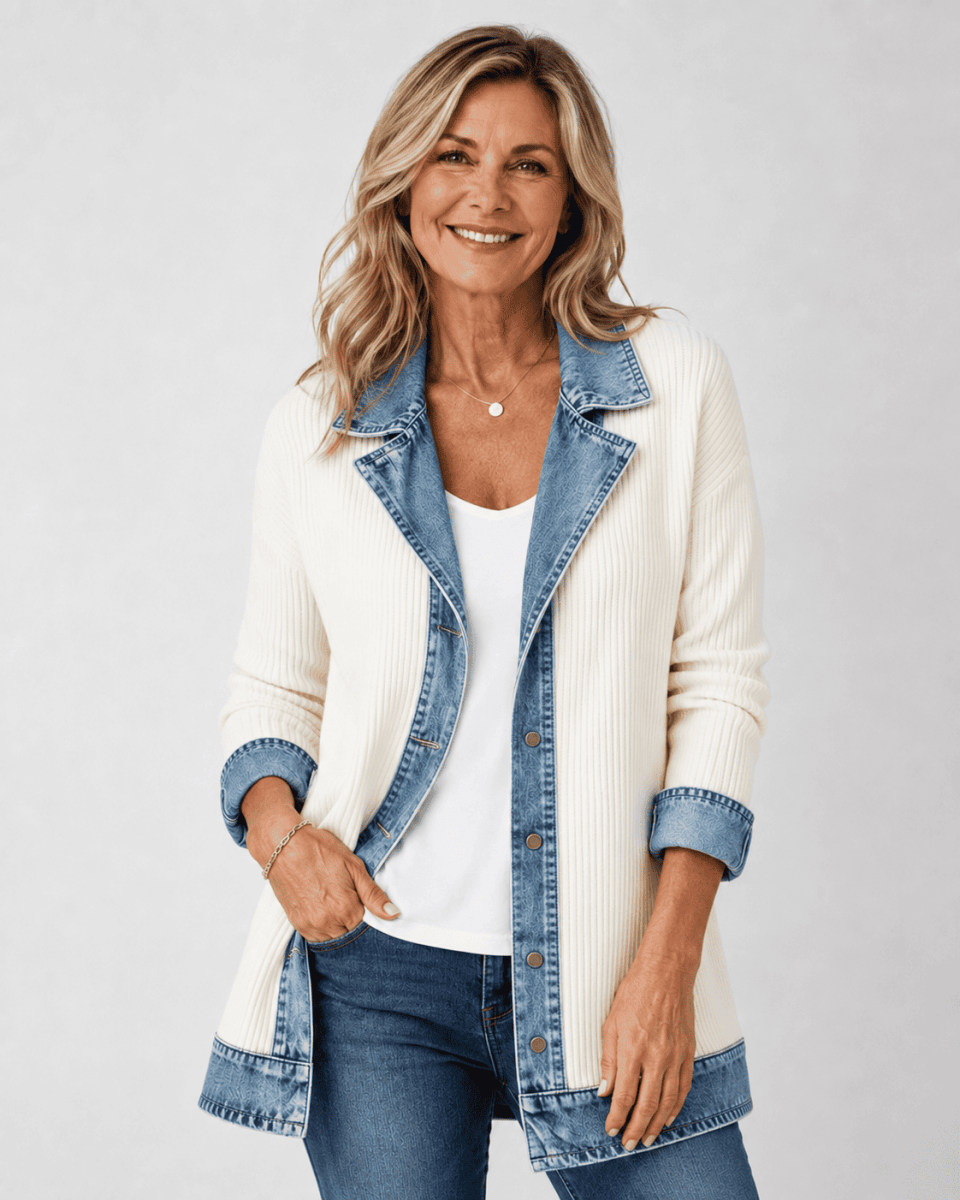 Giacca donna in denim relaxed fit - Casual leggera e versatile