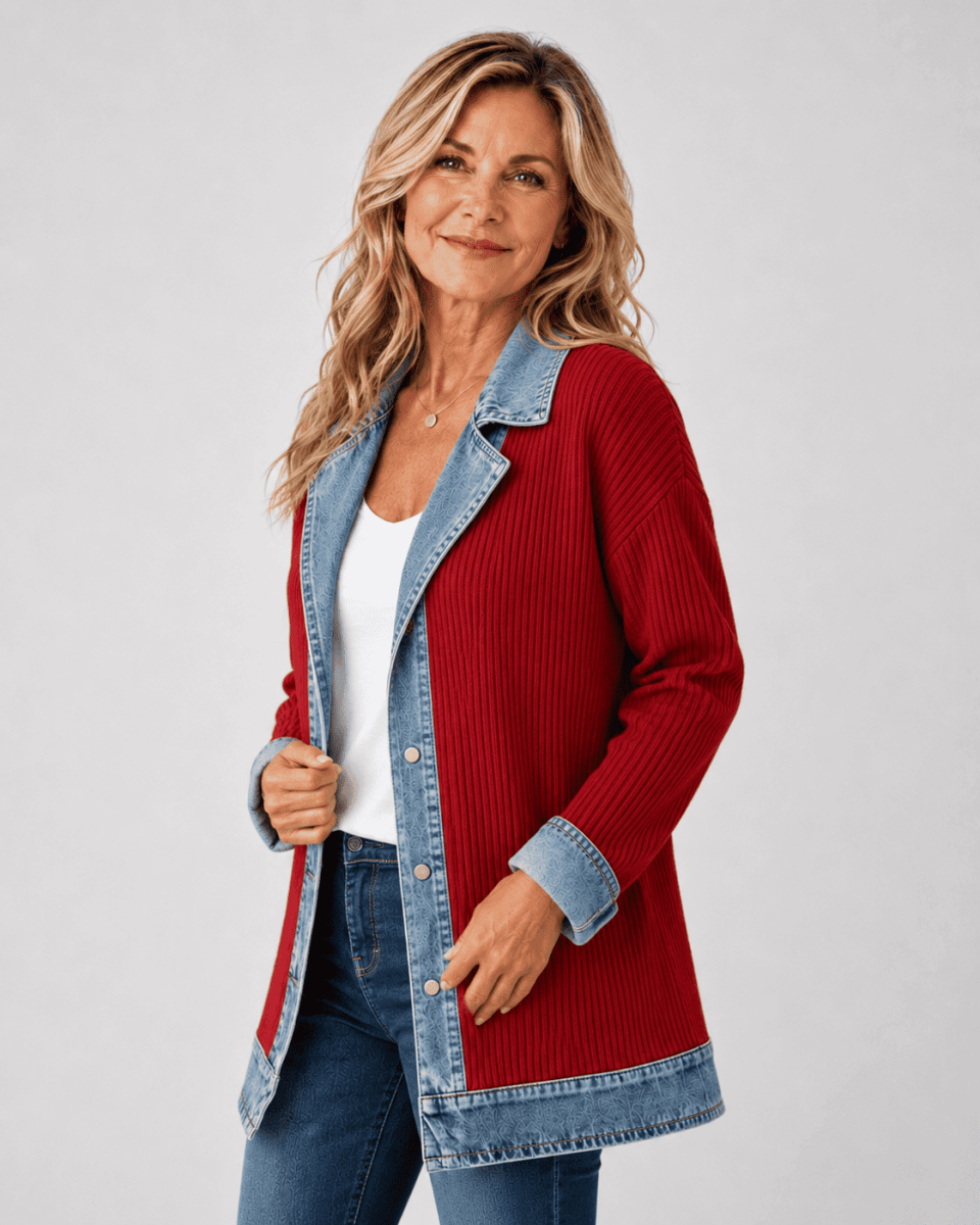 Giacca donna in denim relaxed fit - Casual leggera e versatile