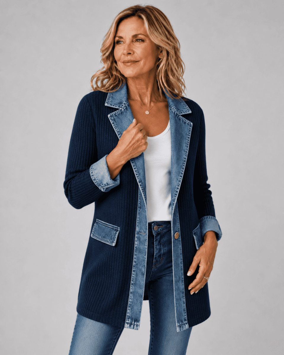 Giacca donna in denim relaxed fit - Casual leggera e versatile