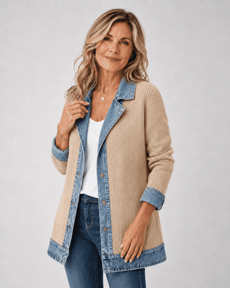 Giacca donna in denim relaxed fit - Casual leggera e versatile