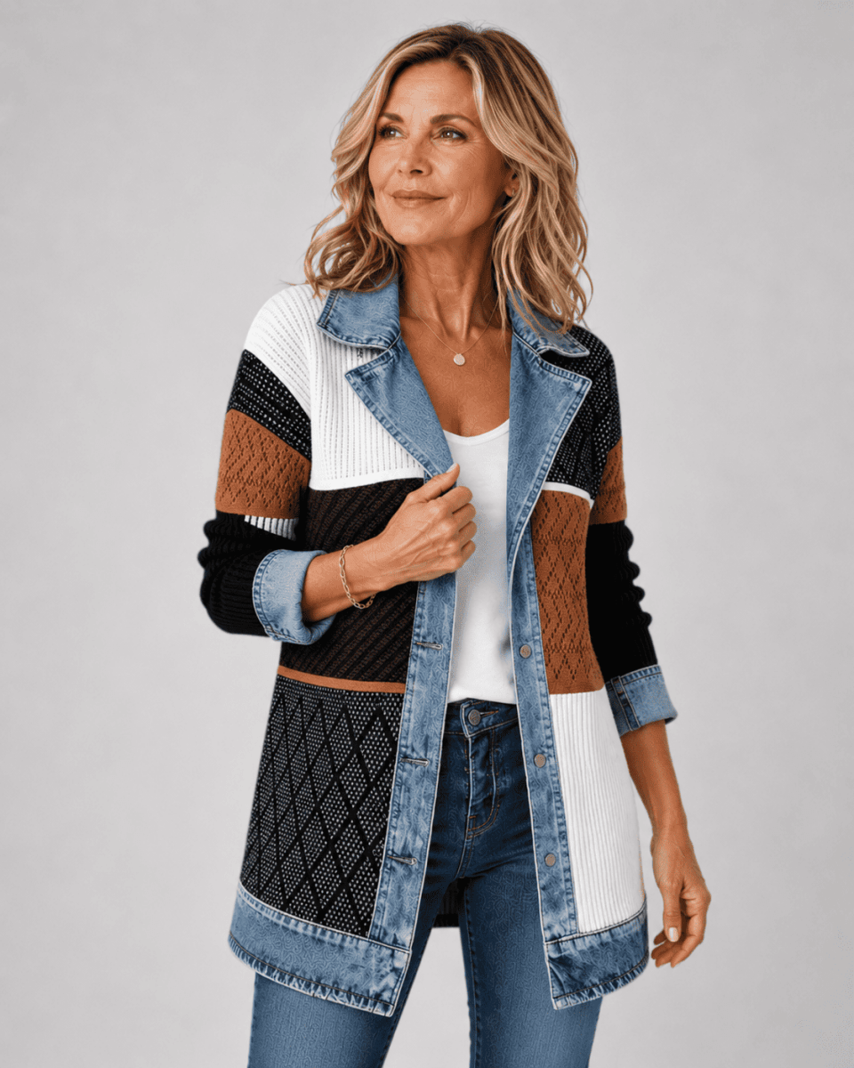 Giacca donna in denim relaxed fit - Casual leggera e versatile