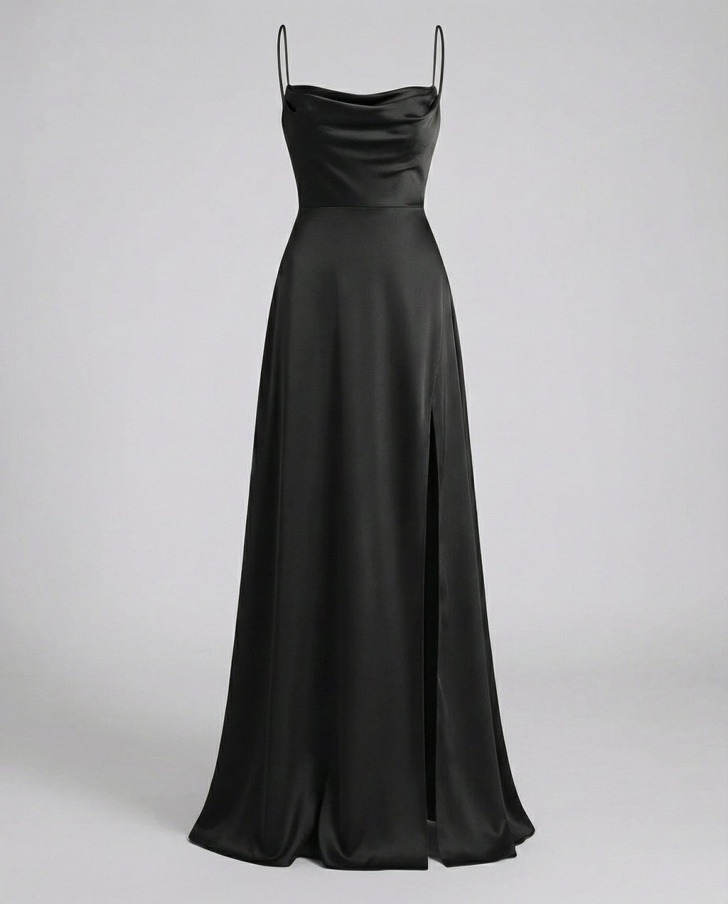 Abito maxi donna fluido con spacco - Elegante e valorizzante
