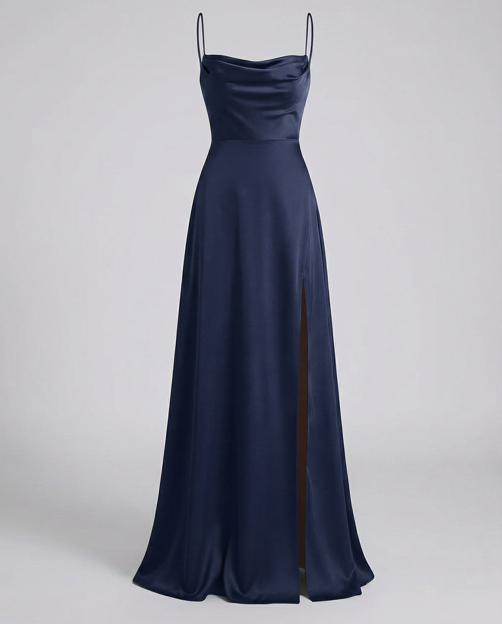 Abito maxi donna fluido con spacco - Elegante e valorizzante