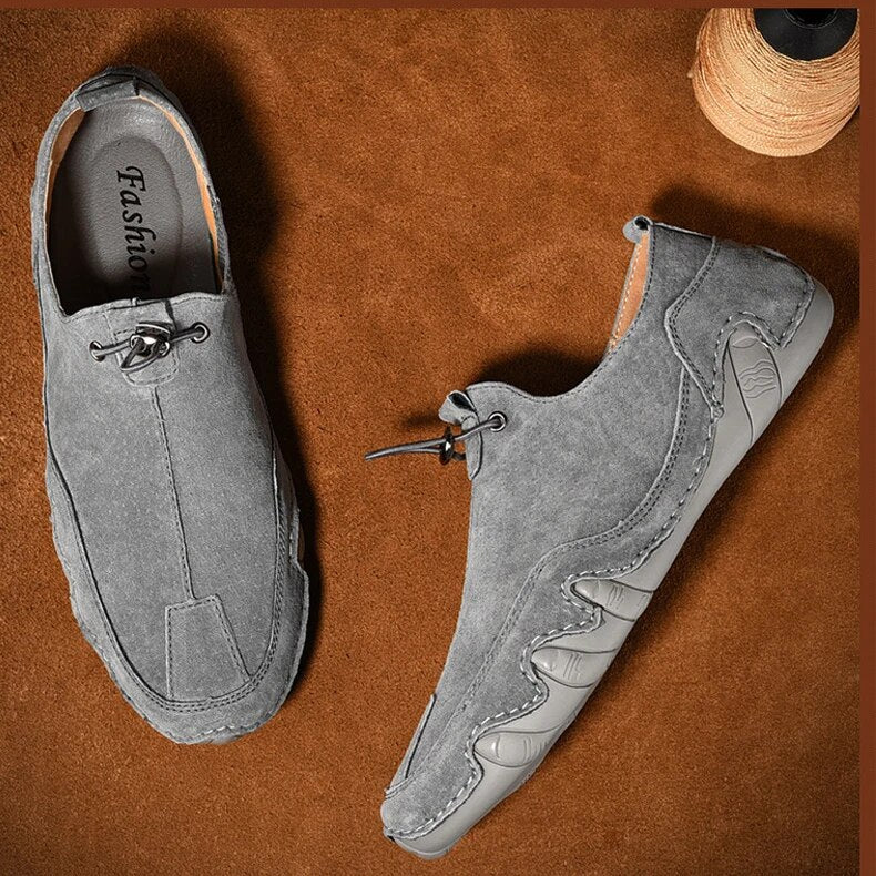 Scarpe slip-on da uomo – Passante frontale e pannello laterale Calzature casual