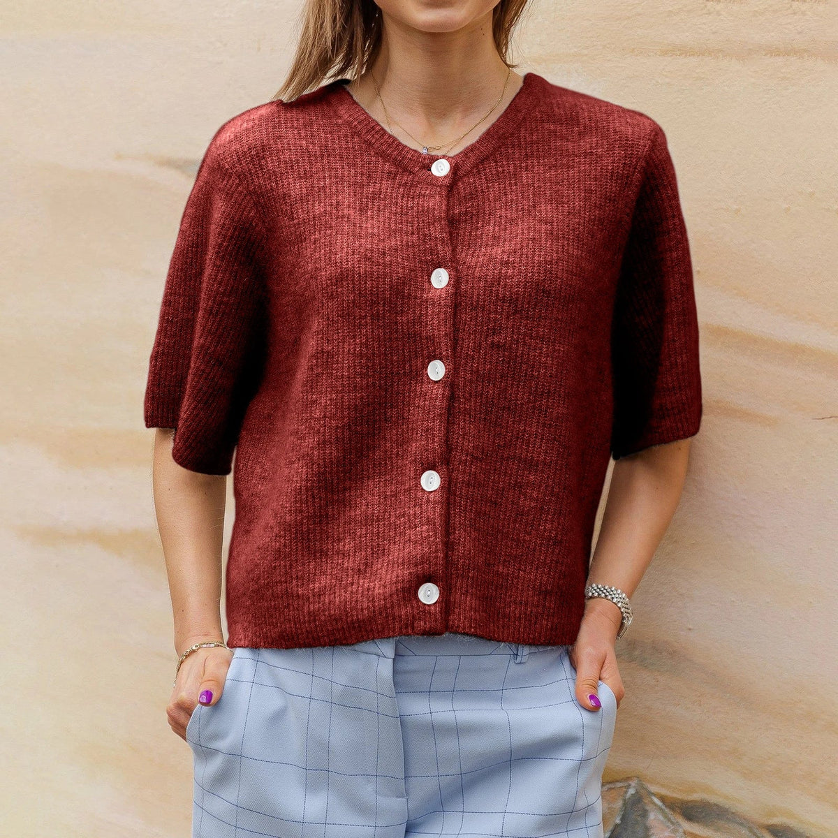 Women's short-sleeve streetwear vest - Modern and lightweight