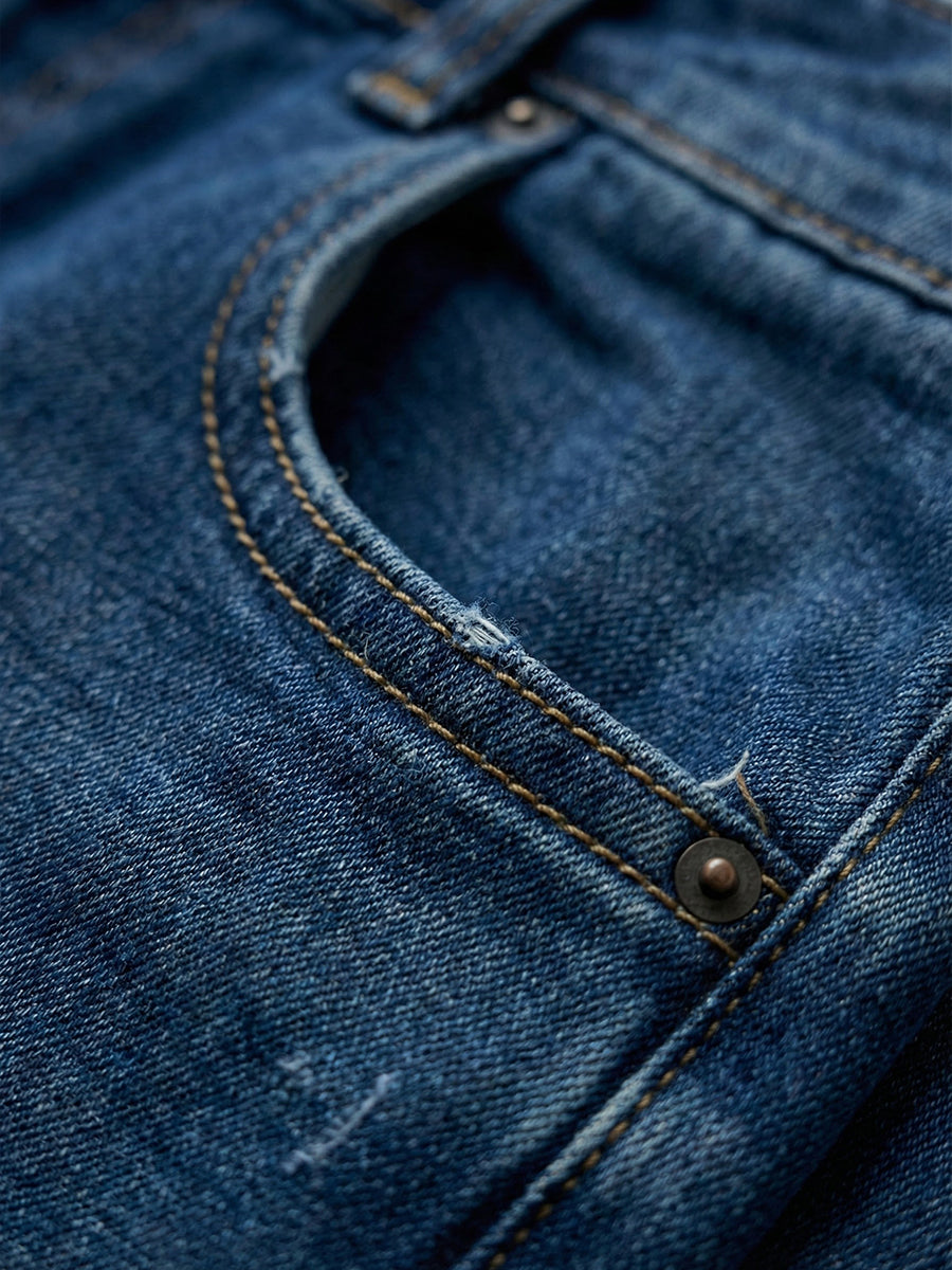 Jeans Donna in Cotone Denim Lavato – Stile Casual Street Rilassato