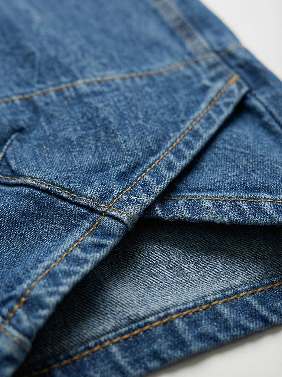 Jeans Donna in Cotone Denim Lavato – Stile Casual Street Rilassato