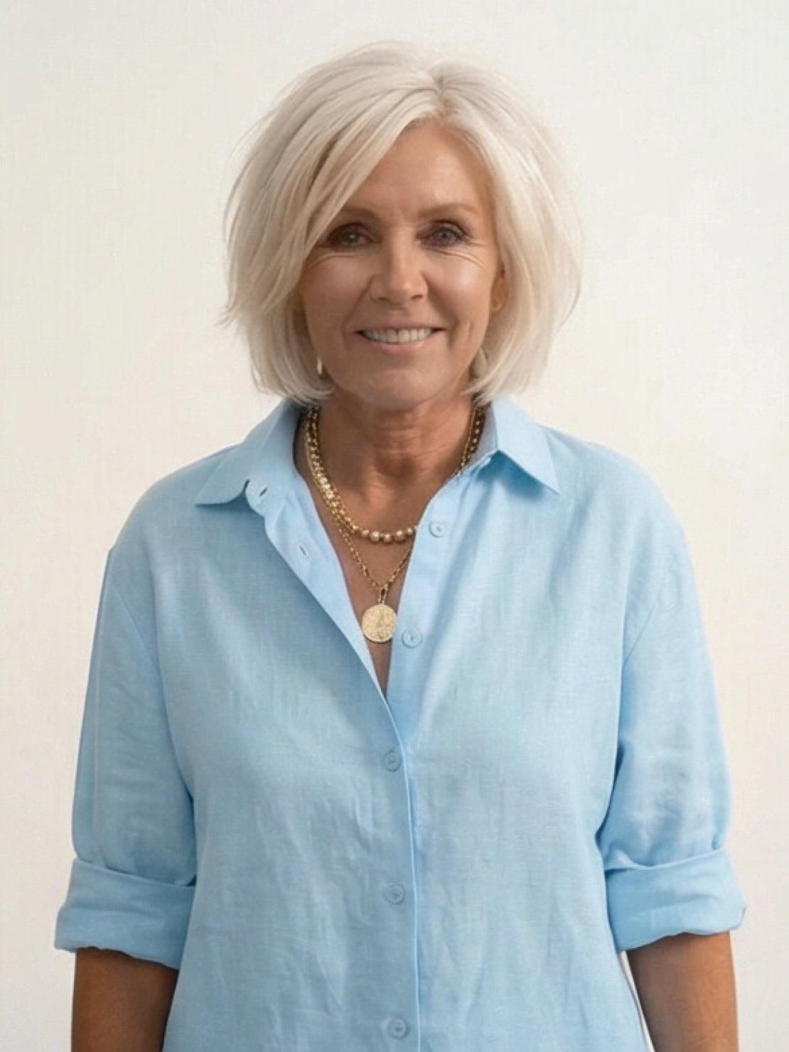Completo camicia e pantaloni ampi da donna – Chic e fluido