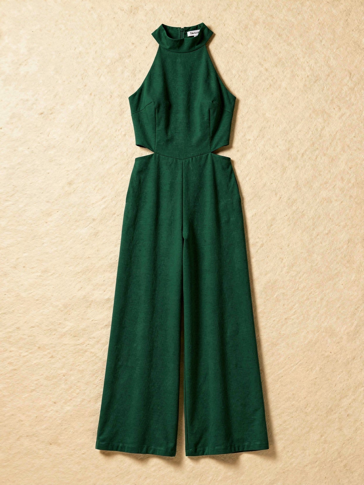 Tuta Donna Collo Halter Nero - Elegante a Gamba Larga