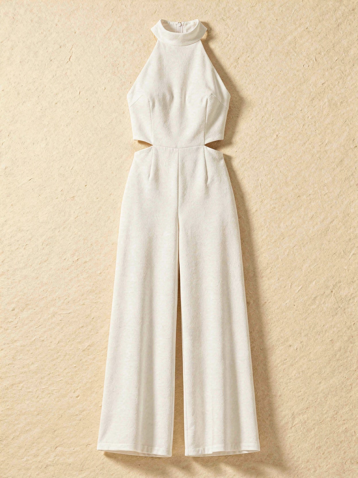 Tuta Donna Collo Halter Nero - Elegante a Gamba Larga