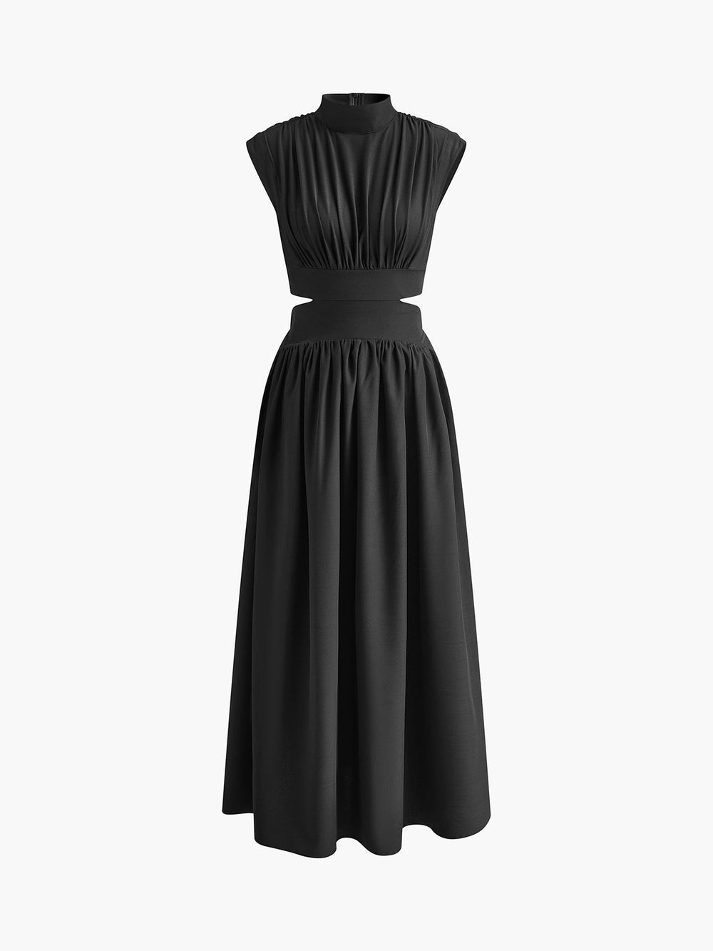 Abito lungo aperto sul fianco da donna – Elegante outfit estivo fluido